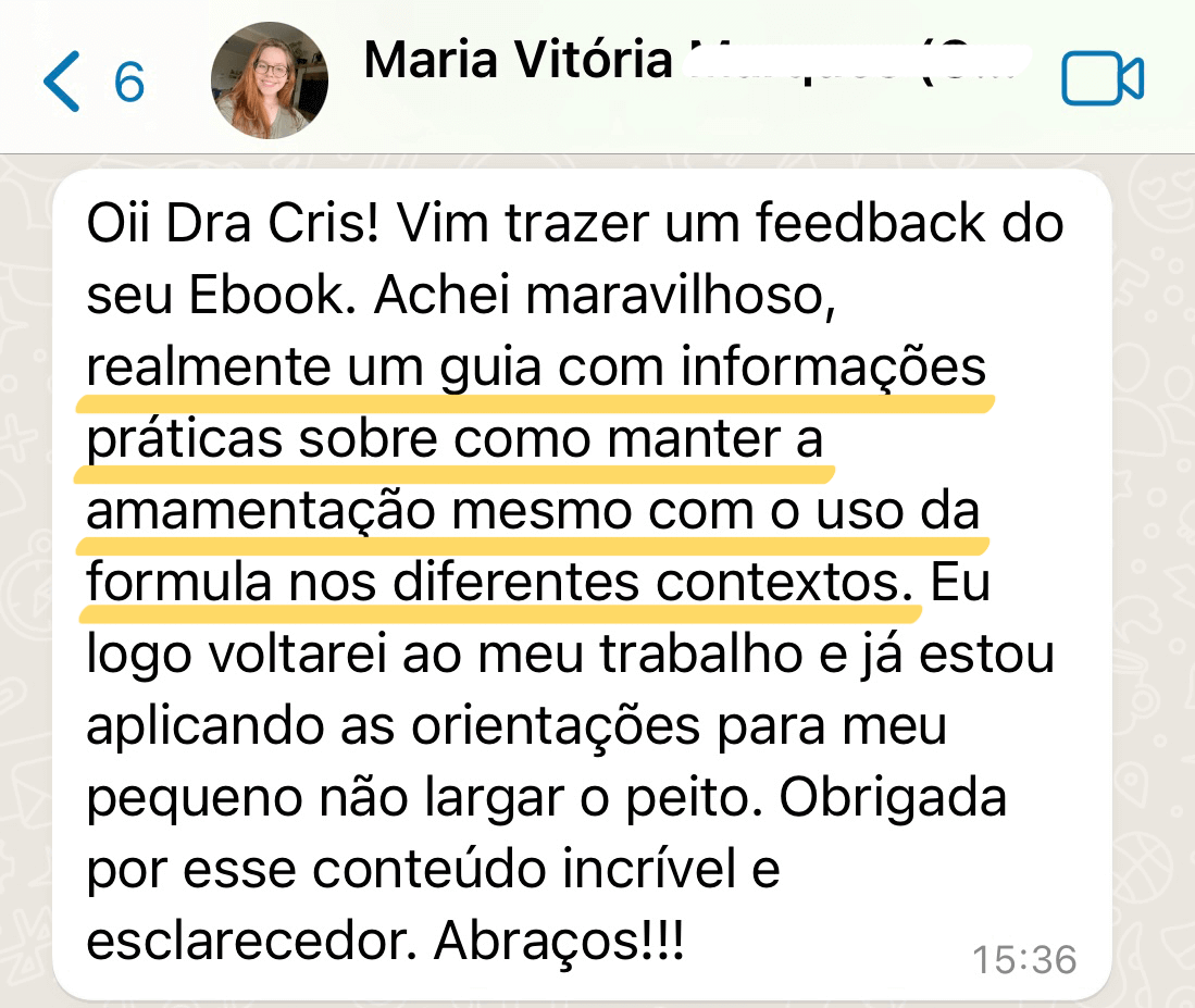 Depoimento Maria Vitória